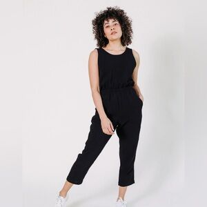 Poplinen Jameela Organic Cotton Jumpsuit - Grey - Size 1X - Like new